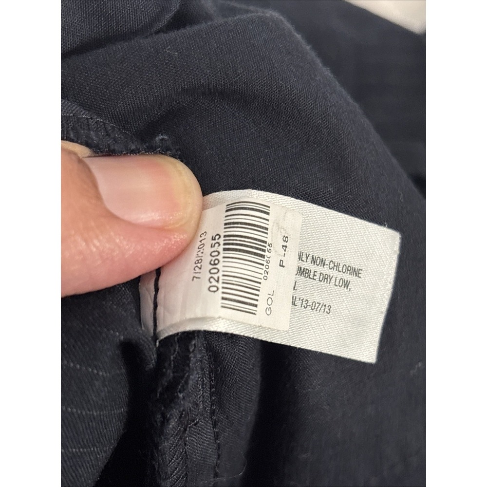 Gap Perfect Trouser Womens Size 10A Stretch Navy Pinstripe Career Dress Pants - Picture 7 of 13